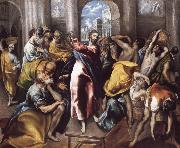 Christ Driving the Traders from the Temple El Greco